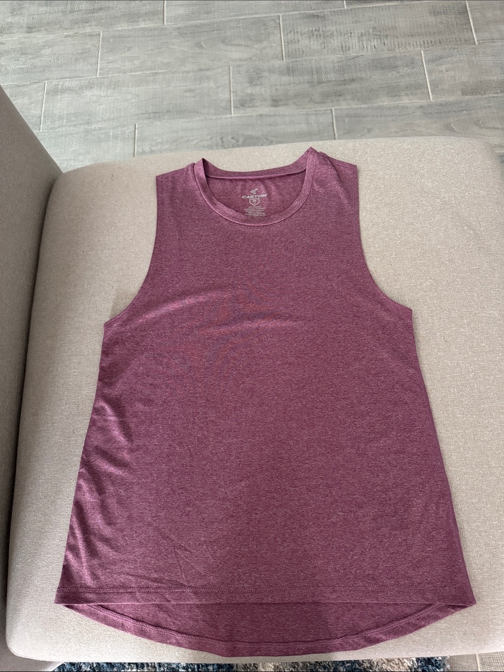 Easton Heathered Rose Athletic Tank Top